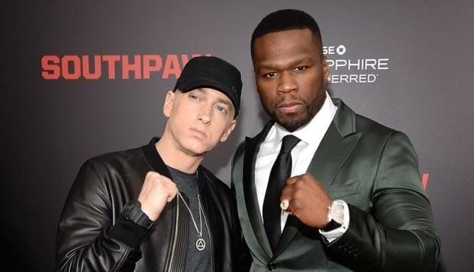Eminem поздравил 50 Cent куплетом из его песни