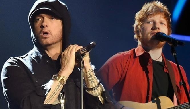 Посмотрите, как Eminem и Ed Sheeran разрывают забитый стадион