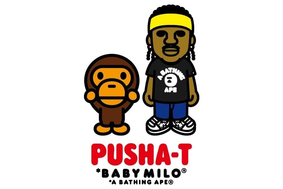 Посмотрите лукбук новой совместной коллекции от Bape и Pusha T
