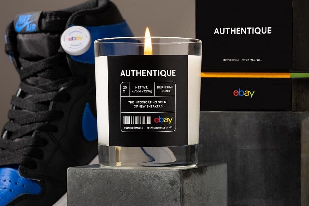 eBay випустив аромасвічку із запахом нових кросівок