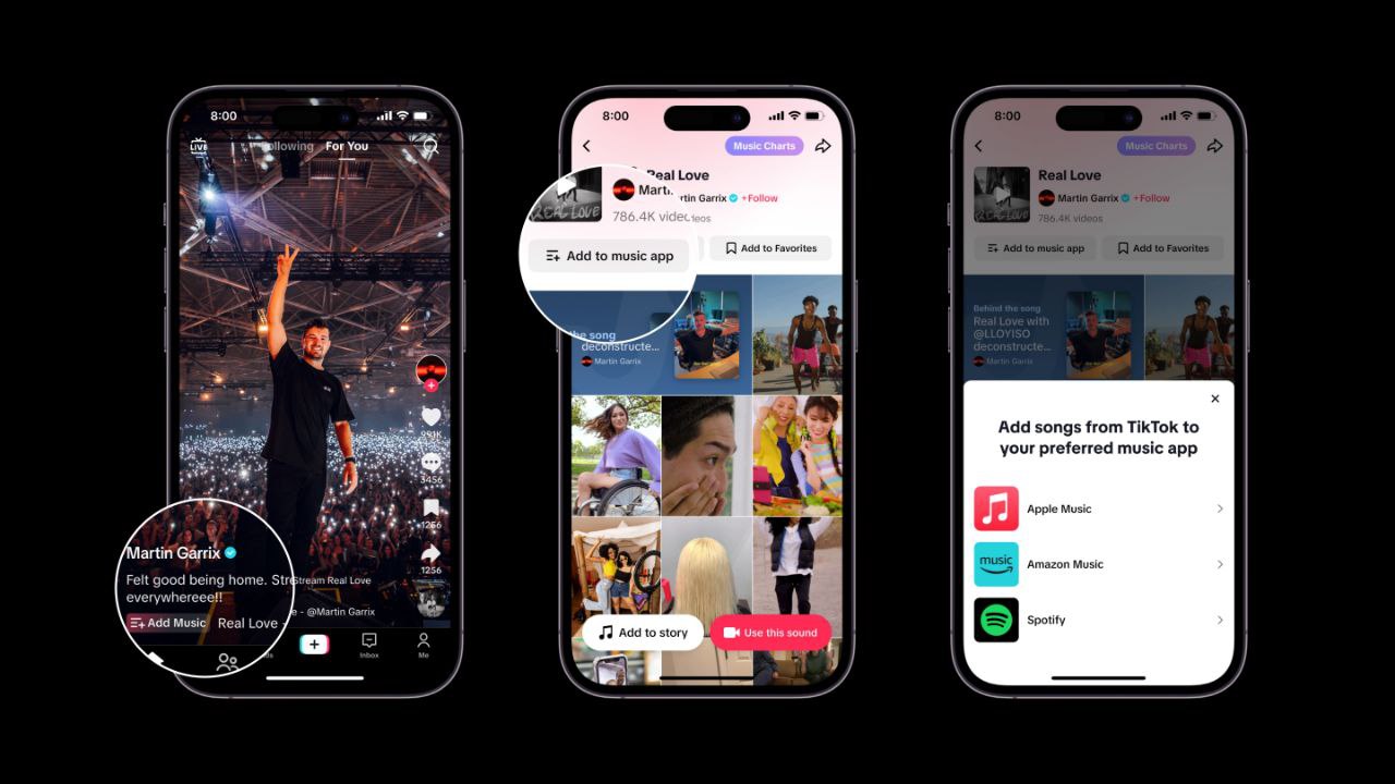 TikTok зможе зберегати музику в плейлисти