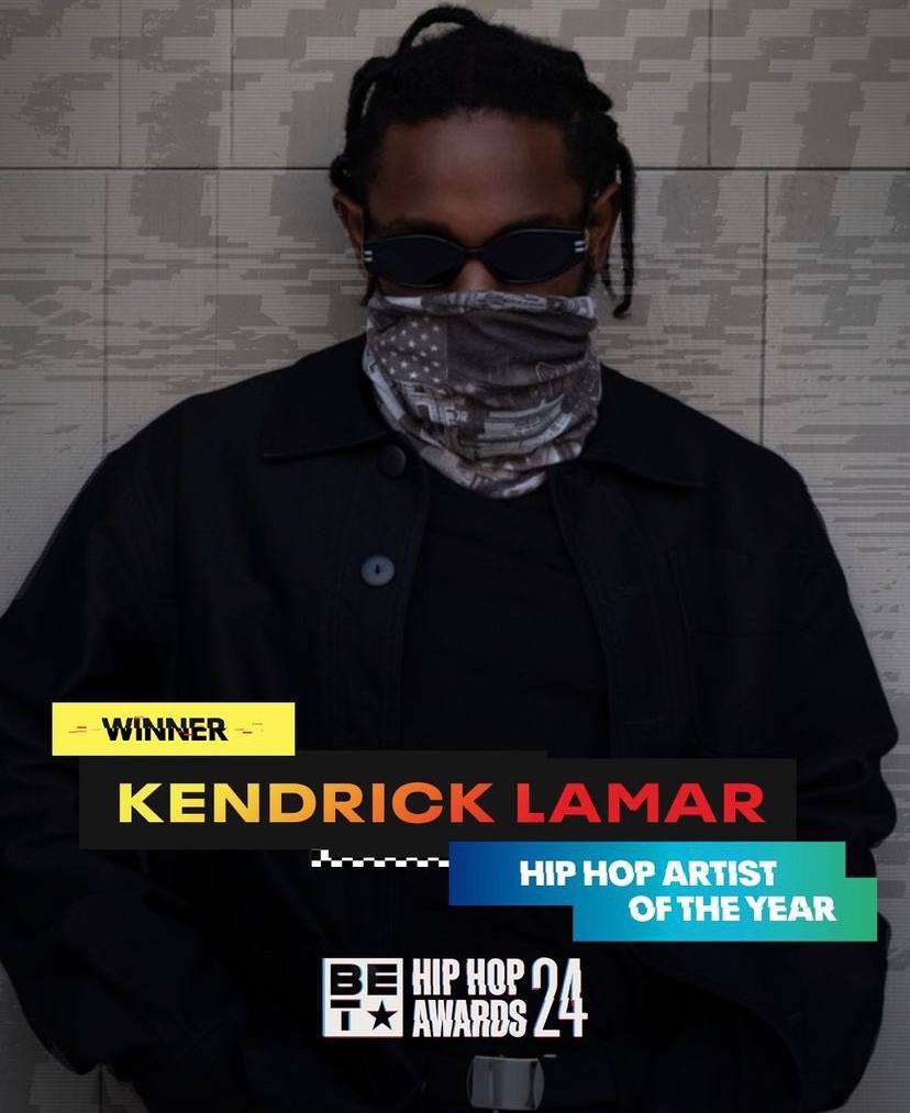Кендрік Ламар тріумфував на премії 2024 BET Hip Hop Awards